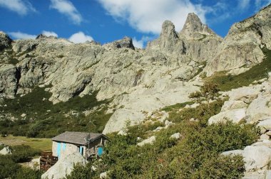 İç kısımda Korsika - muhteşem restonica Vadisi (corsica, Fransa)