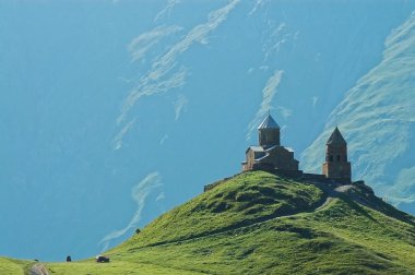 tsminda sameba Ortodoks Manastırı, kazbegi, Gürcistan