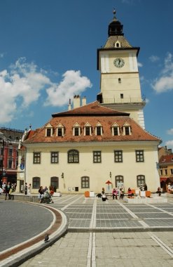 Belediye Meydanı brasov, Transilvanya, Romanya