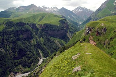Georgian Military Highway, Caucasus clipart