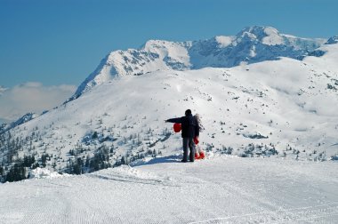 kayakçı yamaç