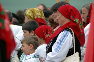 Hungarian pilgrims clipart