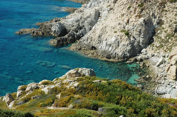 Punkt revellata, calvi, Korsyka, Francja — Zdjęcie stockowe