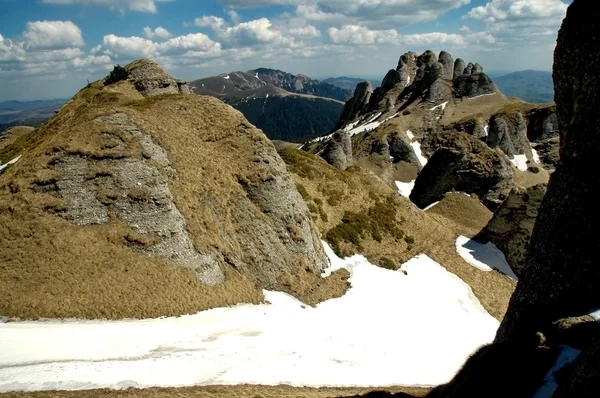 Horská krajina, ciucas hory, Karpaty, Rumunsko — Stock fotografie