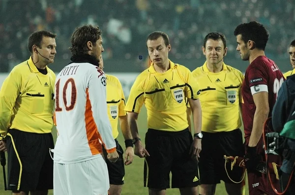 Início do jogo de futebol, AS Roma - CFR Cluj — Fotografia de Stock