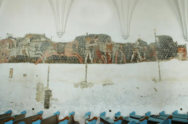 Древняя фреска, фрески — стоковое фото