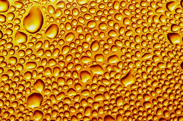 Абстрактные пузырьки воздуха на оранжевом фоне — стоковое фото