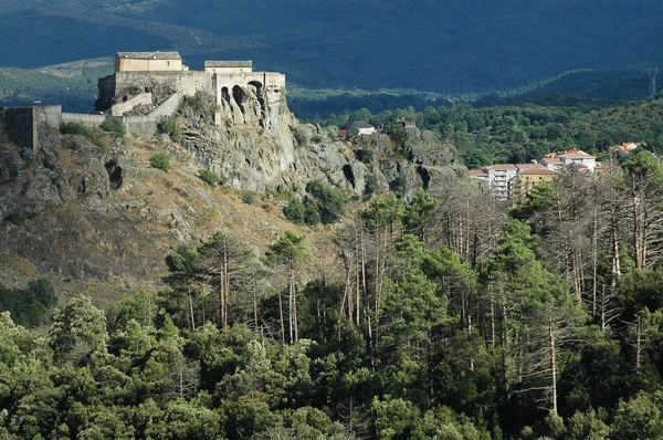 Corte citadellet, Korsika, Frankrike — Stockfoto