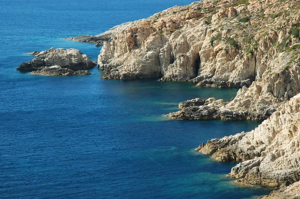 Costa rocciosa in Corsica, Francia — Foto Stock