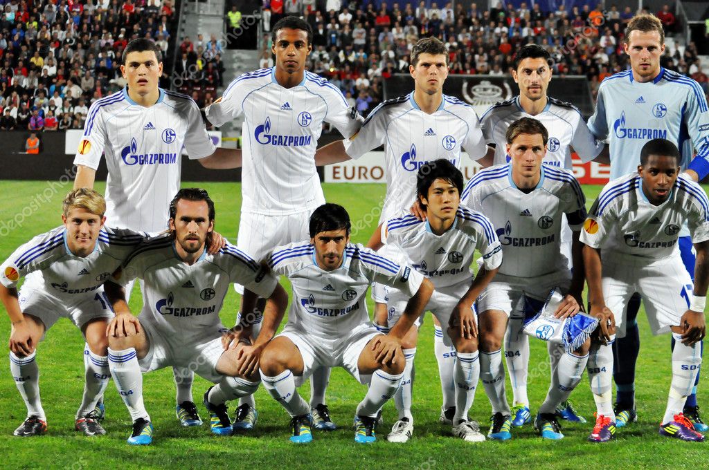 Players Fc Hermannstadt Celebrating After Scoring Editorial Stock