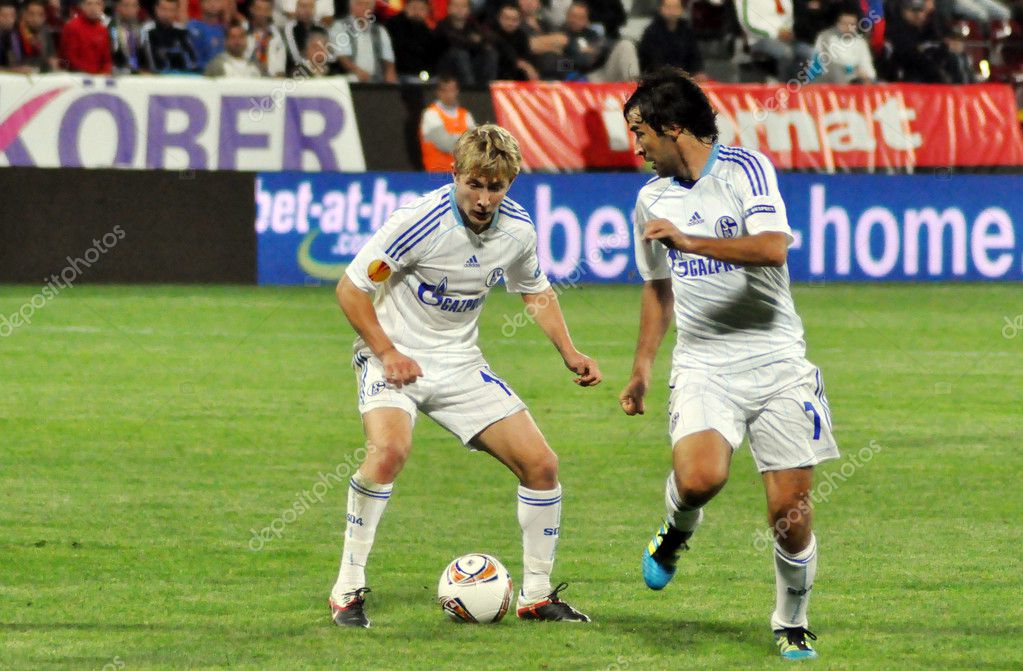 Players Fc Hermannstadt Celebrating After Scoring Editorial Stock