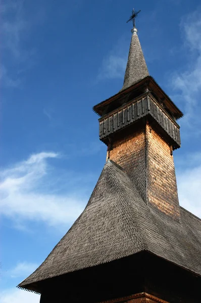 Église en bois à Barsana, Maramures, Roumanie — Photo