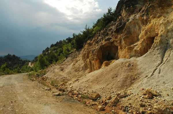 Gold mine entrance, Romania — Stock Photo, Image