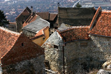Rasnov citadel, Transylvania, Romania clipart