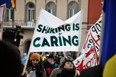 Acta karşı protesto