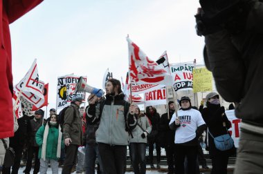 Acta karşı protesto