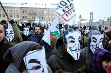 Acta karşı protesto