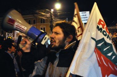 Acta karşı protesto