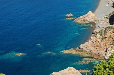 Plage de bussaglia, corsica, Fransa