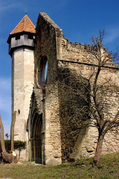 Igreja cisterciense velha em Carta, Transilvânia, Roménia — Fotografia de Stock