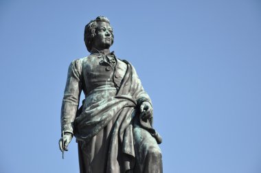 heykeli wolfgang amadeus mozart, Salzburg, Avusturya