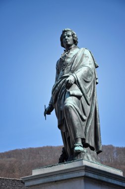 heykeli wolfgang amadeus mozart, Salzburg, Avusturya