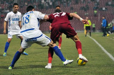 Kaloşvar, Romanya? 17 Mart: Ronny Carlos (kırmızılı) etkin olarak