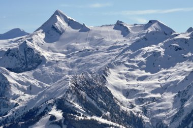Kitzsteinhorn peak and ski resort, Austria clipart