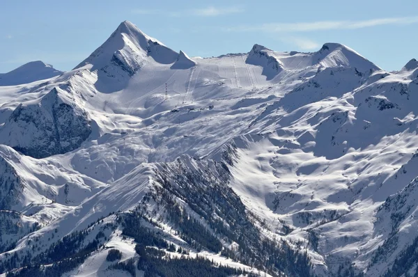 Kitzsteinhorn szczyt i ski resort, austria — Zdjęcie stockowe