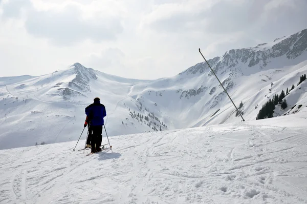 奥地利Kitzbuhel滑雪胜地 — 图库照片