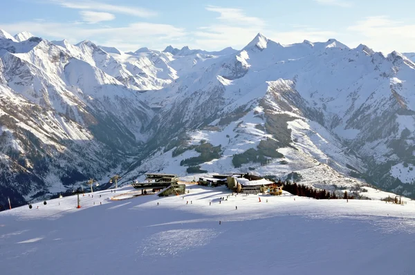 Zell am See ski resort in the Austrian Alps — Stock Photo, Image