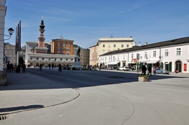 güzel gelen turist city salzburg, Avusturya