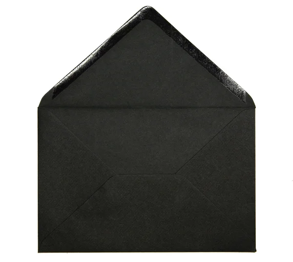 Schwarzer Umschlag — Stockfoto