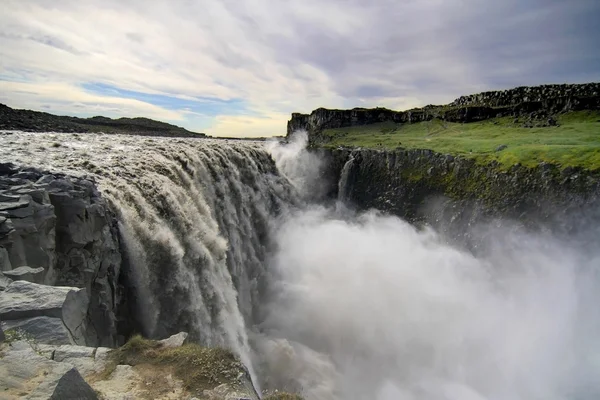 Водоспад dettifoss — стокове фото