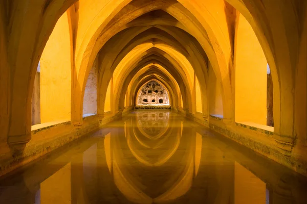 stock image Baths in the Royal Alcazar of Seville