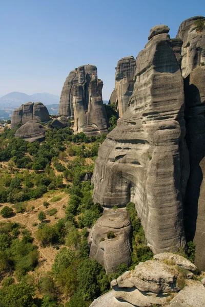 Rock formations in Meteora — Stock Photo, Image