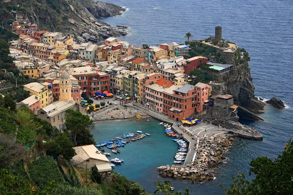 Vernazza aerial view — Stock Photo, Image
