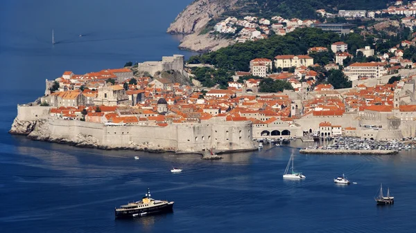 Dubrovnik centro storico panorama — Foto Stock