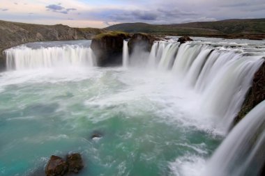 Godafoss waterfall clipart