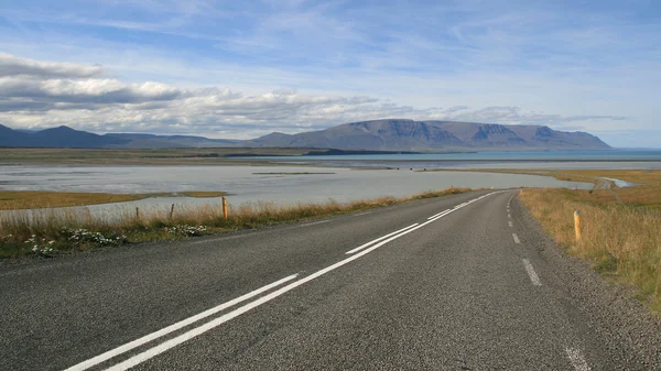 Исландская дорога Лицензионные Стоковые Изображения