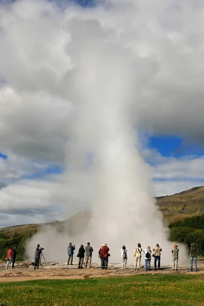Strokkur geyser — Foto Stock