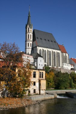 Saint Vitus church in Cesky Krumlov clipart