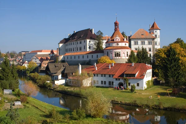 Slottet och chateau, jindrichuv hradec — Stockfoto