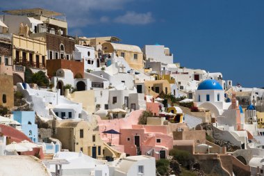 Santorini'de teraslar