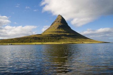 Extinct volcano in Iceland clipart