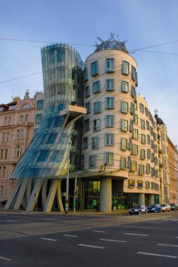 Dancing House Prague, Czech Republic. clipart