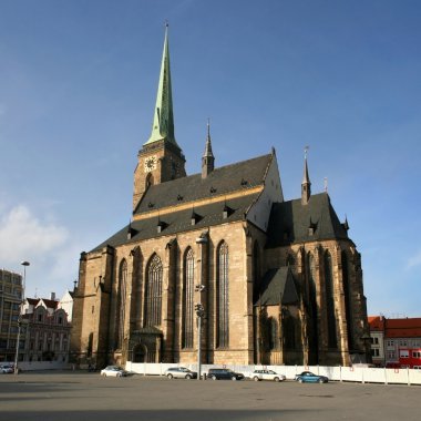 Plzen cathedral clipart