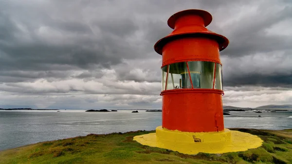 Small red lighthouse — Stock Photo, Image