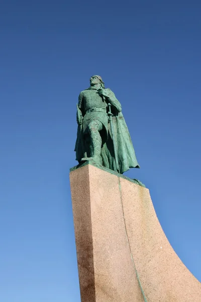 Leif Eriksson szobra — Stock Fotó