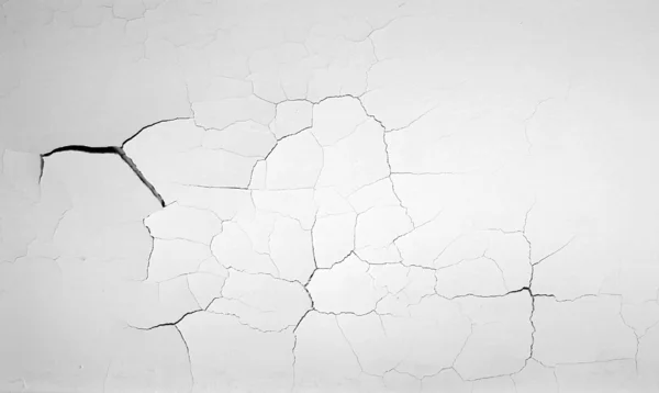 Cracked white wall texture